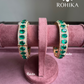 Pritha Doublets kundan Kada/Bangles (MB-0106)- Green - Rohika Store