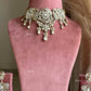 Sia Polki Kundan Designer Choker Set