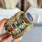 Sabya Deisgner Semi-Precious Kada (SSB004) -  Multi Colour