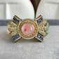 Sabya Deisgner Semi-Precious Kada (SSB002) -  Pink & Multi Colour
