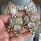 Olivia AD Layered Necklace Set  - White
