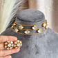 Bhuvi Moisanite Statement Choker Set - White