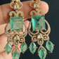 Juhi Doublet Earrings - Mint Green