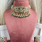 Archana Kundan Jadau Choker Set - Green