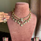 Ura Moisanite Necklace set -Ruby Red