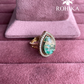 Angana polki kundan ring (SG-091) - Green