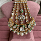 Bandini polki kundan passa /jhoomer (015) - Dark green - Rohika Store