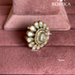 Angana polki kundan ring (SG-115) - White