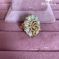 Angana polki kundan ring (SG-143) - White