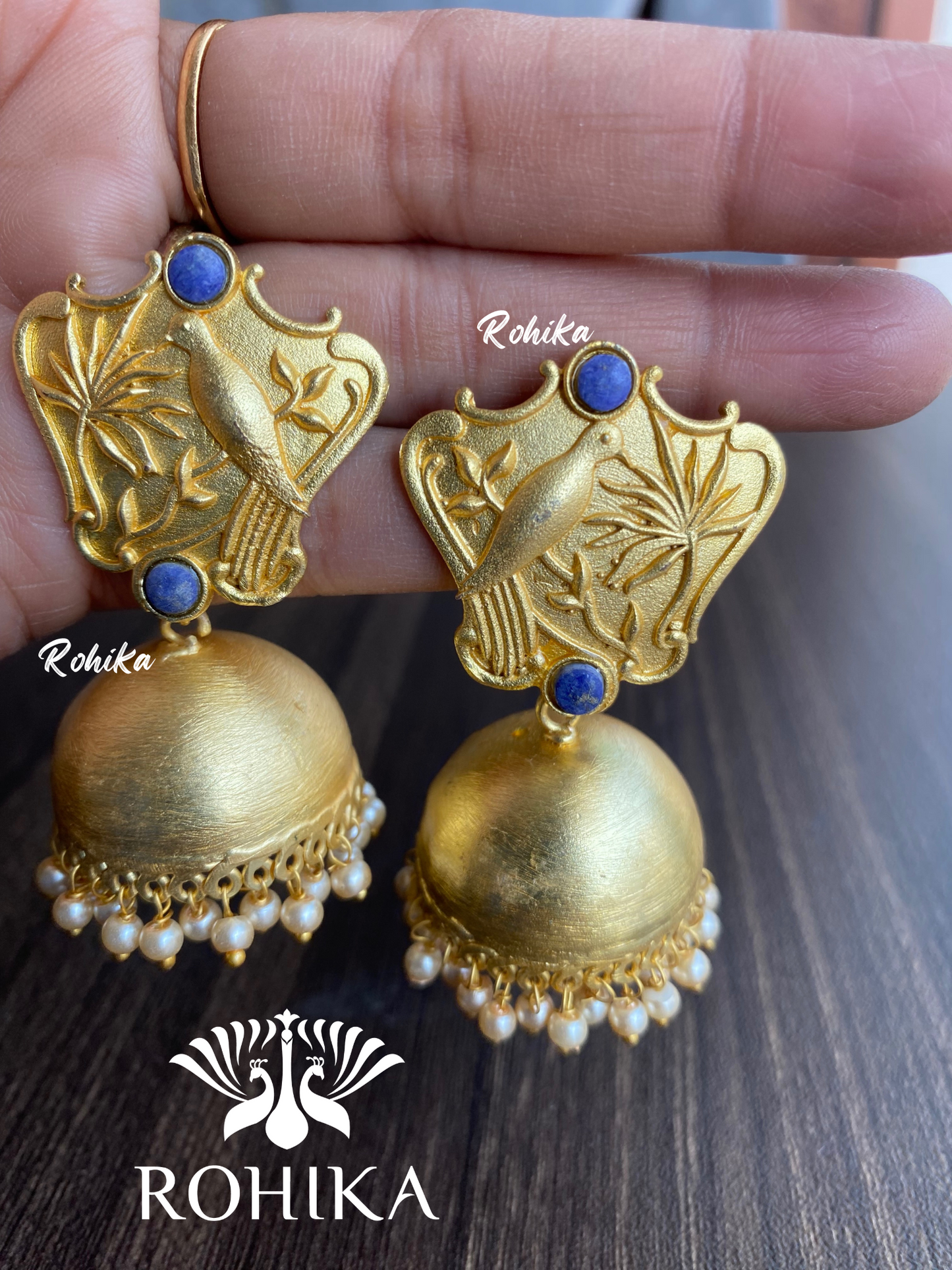 Navisha juhmka earring(GJ001) - Golden