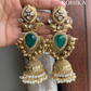 Banjara fusion earrings (FE-019) - Green