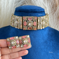 Devanshi Moisanite Choker Set - Pink