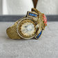 Sabya Deisgner Semi-Precious Kada (SSB002) -  Pink & Multi Colour