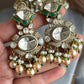 Maanvi Polki Kundan Choker Set - Green