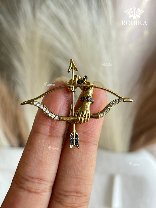 Heritage Brooch (BR-018) - Blue
