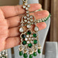 Nivaan Polki Kundan Bridal Choker Set - Green