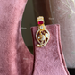 Vishaka moisanite necklace set - Ruby Red