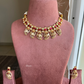 Vishaka moisanite necklace set - Ruby Red