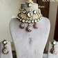 Kaya kundan necklace set - Green