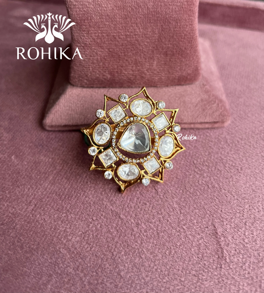 Angana polki kundan ring  (SG-003)