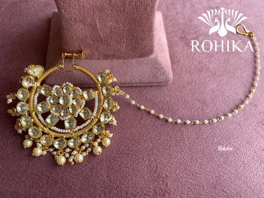 Neer Pacchi Kundan Nath (021) - Golden - Rohika store 