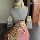 Bibbo pachhi kundan bridal set - Golden