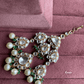 Bandini polki kundan passa /jhoomer (012) - Mint green - Rohika Store