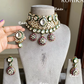 Kaya kundan necklace set - Green