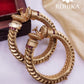 Nirvana goldplated bangles - Red