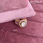 Angana polki kundan ring (SG-020) - White - Rohika Store