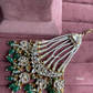 Bandini polki kundan passa /jhoomer (013) - Mint green