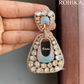 Mohana moisanite earrings - Mint green