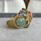 Sabya Deisgner Semi-Precious Kada (SSB002) -  Pink & Multi Colour