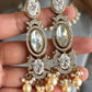 Gitali Polki Kundan and AD Choker Set - White