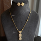 Eira AD necklace set - Golden