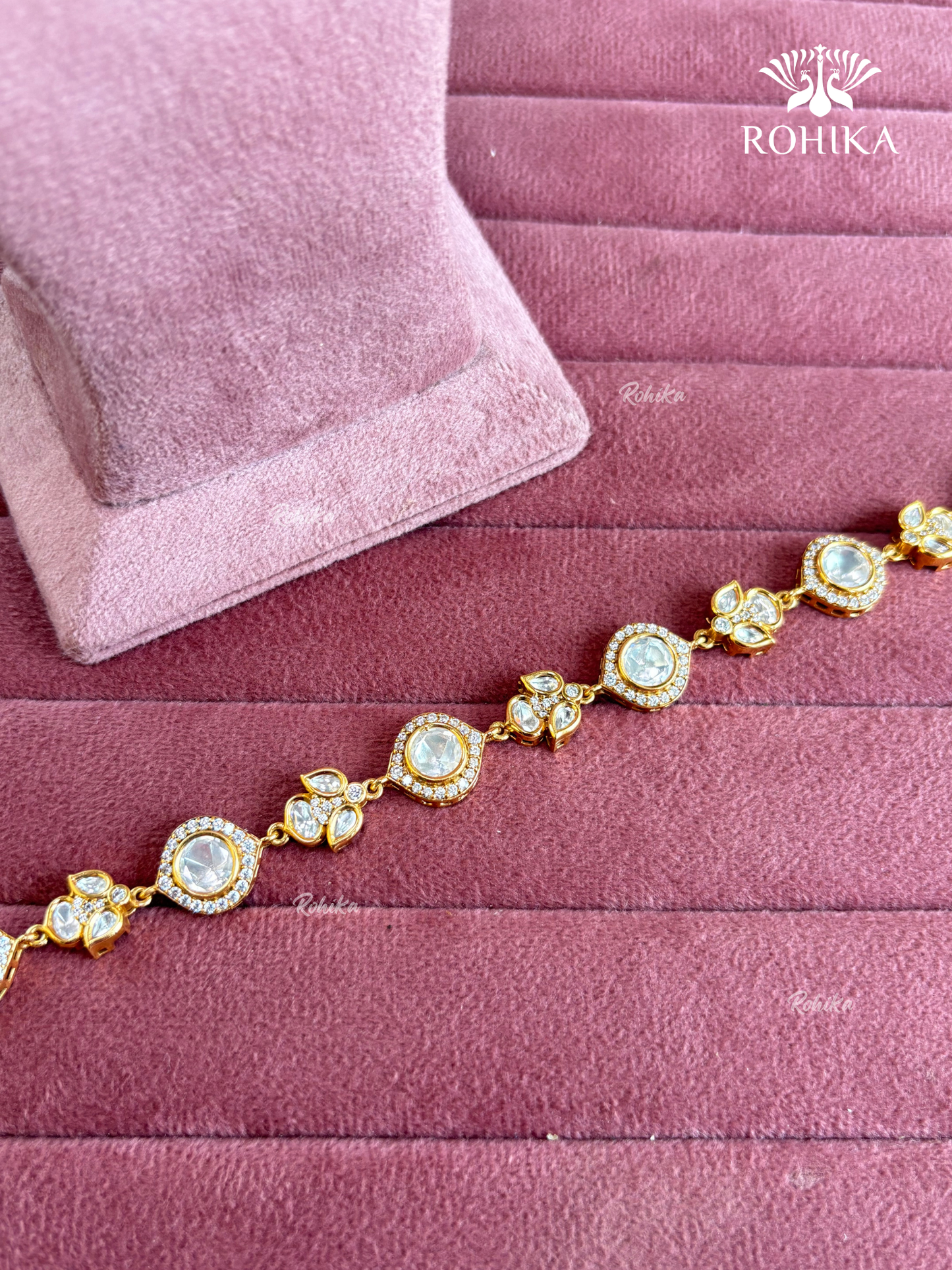 Kesha Polki Kundan Sheeshphool (SP-055) - White