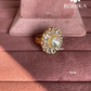 Angana polki kundan ring (SG-094) - White