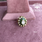 Angana polki kundan ring  (SG-036) - Green