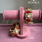 Pritha Moissanite Kada/Bangles (MB-0104)- Red - Rohika Store