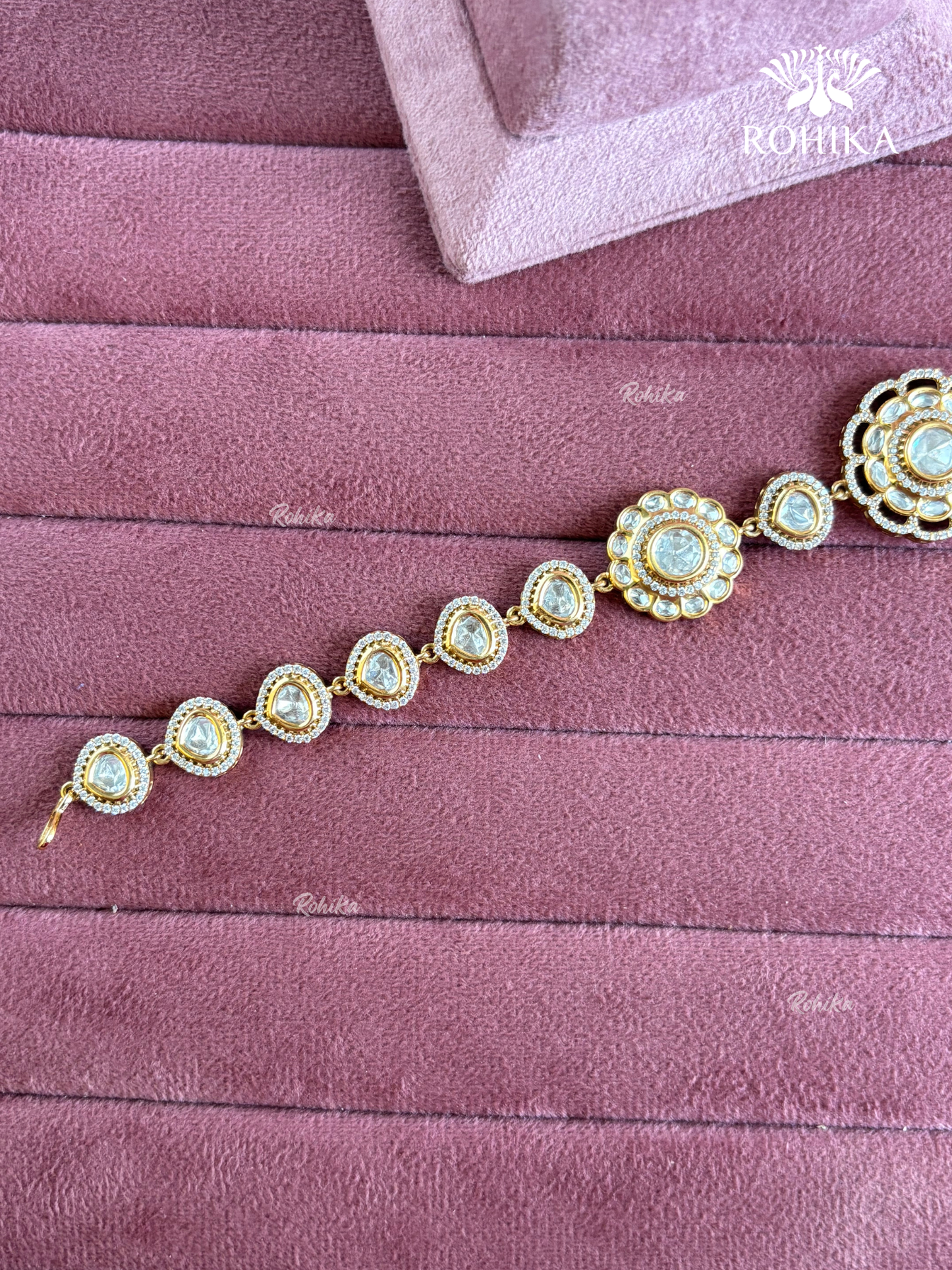 Kesha Polki Kundan Sheeshphool (SP-054) - White