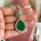 Jessia AD Doublet Layered Combo Necklace Set - Green