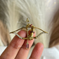 Heritage Brooch (BR-018) - Ruby Red