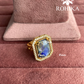 Angana polki kundan ring (SG-124) - Blue