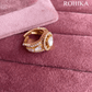 Angana polki kundan ring (SG-020) - White - Rohika Store