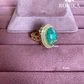 Angana polki kundan ring (SG-137) - Green