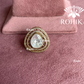 Angana polki kundan ring  (SG-025) - White