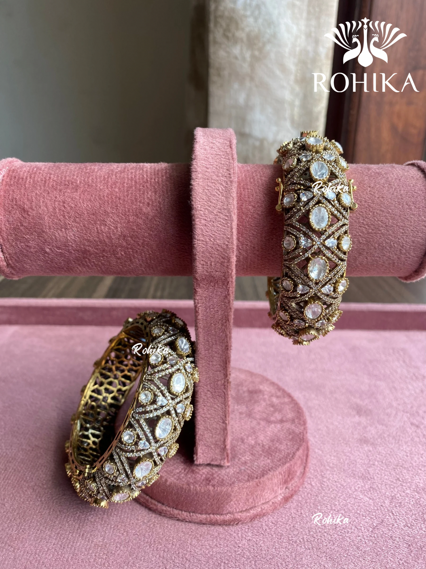 Ista moisinite stones kada/bangles