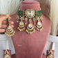 Vihaana LV Moisanite Choker set - Green