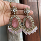 Doublet earrings (M-002) - pink