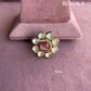 Angana polki kundan ring  (SG-012) - Pink